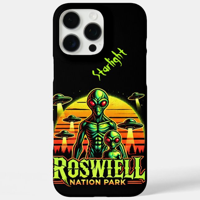 Entdecken Sie Alien Lore in Roswell! Case-Mate iPhone Hülle (Rückseite)