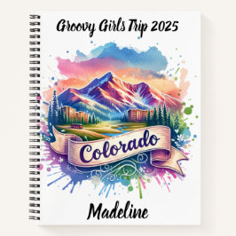 Entdecken Sie Colorados atemberaubende Berge Notizbuch