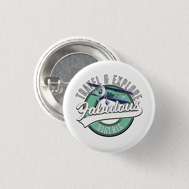 Entdecken Sie das fabelhafte ägyptische Logo. Butt Button (Vorne & Hinten)