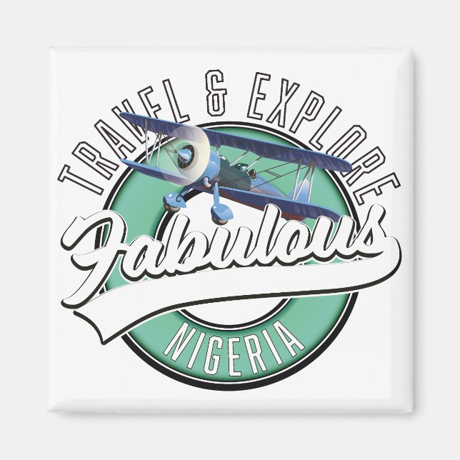 Entdecken Sie das fabelhafte ägyptische Logo. Magn Magnet (Vorne)