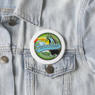 Entdecken Sie das fabelhafte Costa rica Logo Button