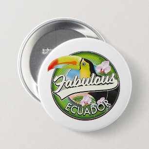 Entdecken Sie das fabelhafte Ecuador Logo Button