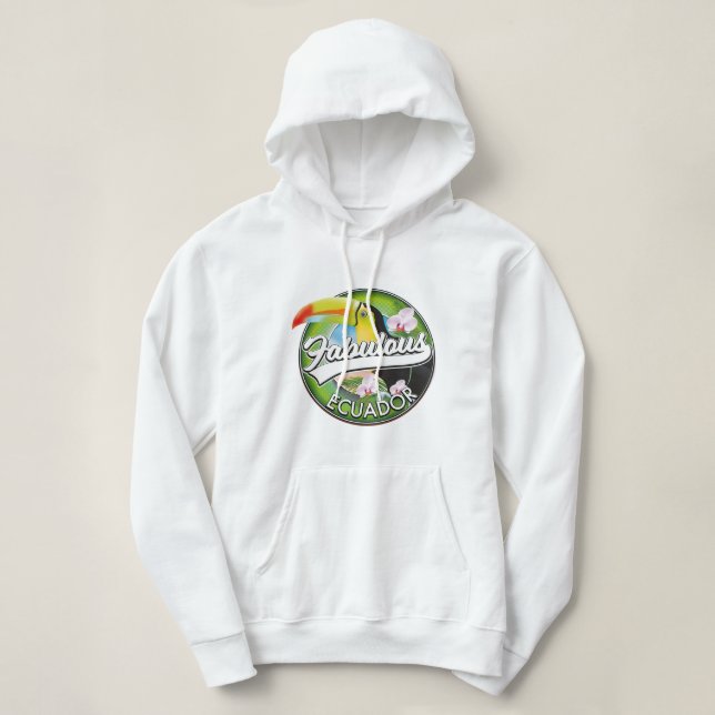 Entdecken Sie das fabelhafte Ecuador Logo Hoodie (Design vorne)
