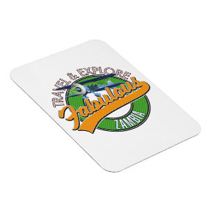 Entdecken Sie das fabelhafte Zambia Magnet