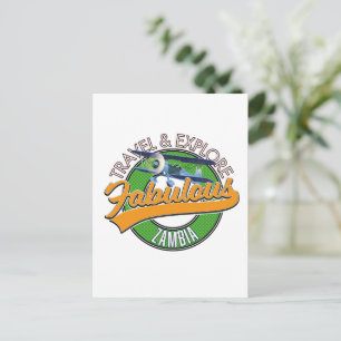 Entdecken Sie das fabelhafte Zambia Postkarte