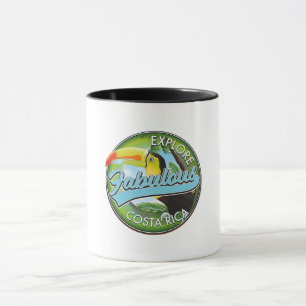 Entdecken Sie das fantastische Costa Rica Logo Tasse