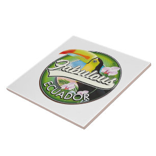 Entdecken Sie das fantastische Ecuador-Logo Magnet Fliese