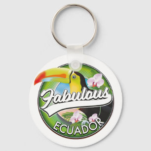 Entdecken Sie das fantastische Ecuador-Logo Schlüsselanhänger