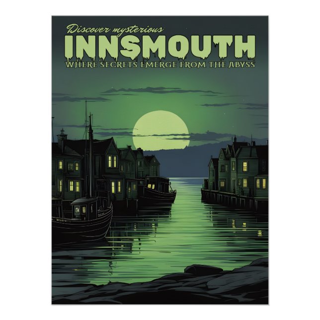Entdecken Sie das geheimnisvolle Innsmouth Poster (Vorderseite)