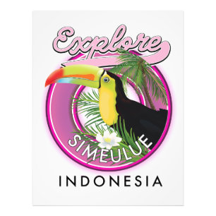 Entdecken Sie das Logo von Simeulue Indonesia. Fotodruck
