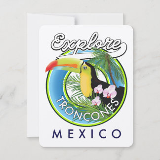 Entdecken Sie das Retro-Logo von Troncones Mexico