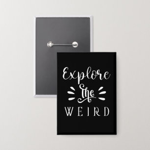 Entdecken Sie das seltsame Zitat-Typografie-Design Button