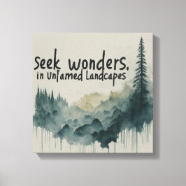 Entdecken Sie das Unbekannte: Leinwand Art
