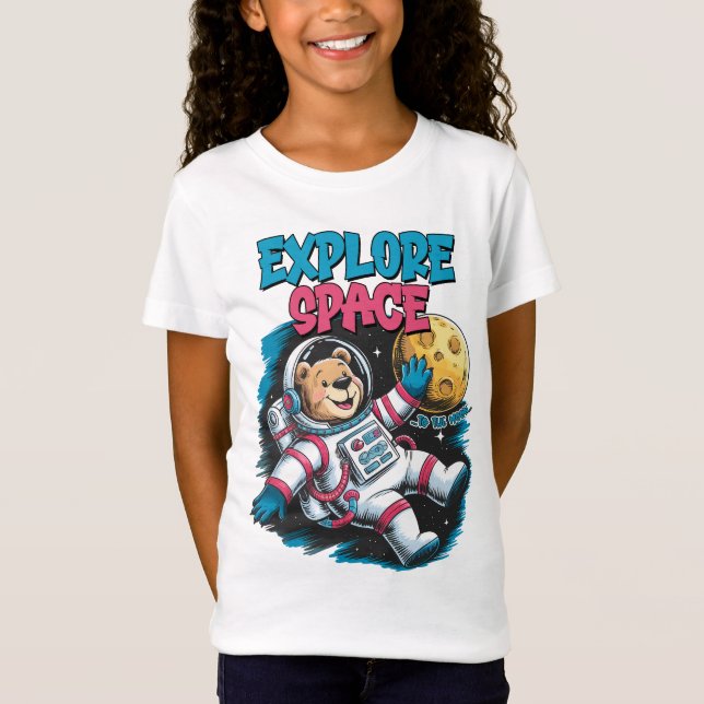Entdecken Sie das Unendliche: Space Adventure Shir T-Shirt (Vorderseite)