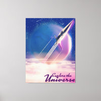 Entdecken Sie das Universe Vintag Space Poster