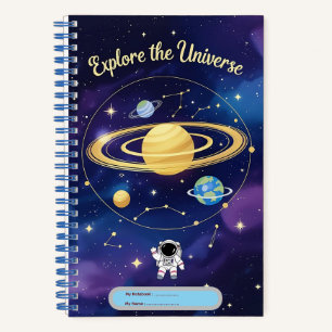 Entdecken Sie das Universum - Astronomie Notebook- Notizbuch