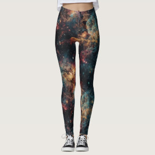 Entdecken Sie das Universum im Stil mit Galaxy-Leg Leggings
