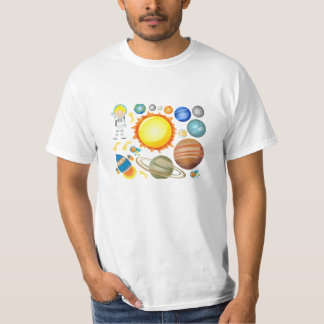Entdecken Sie das Universum im Stil T-Shirt