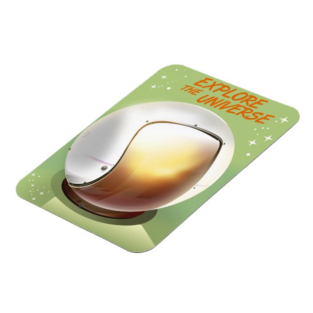 Entdecken Sie das Universum Magnet (Linke Seite)