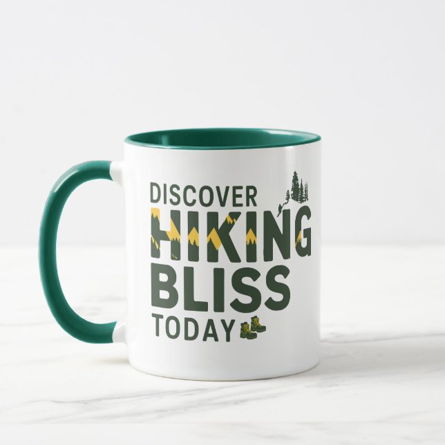 Entdecken Sie das Wandererlebnis heute Tasse (Links)