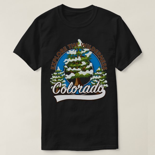 Entdecken Sie das Wilderness Colorado T-Shirt (Design vorne)
