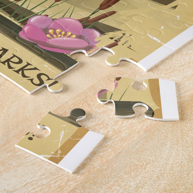 Entdecken Sie das Wildness Vintage Poster! Puzzle (Seite)
