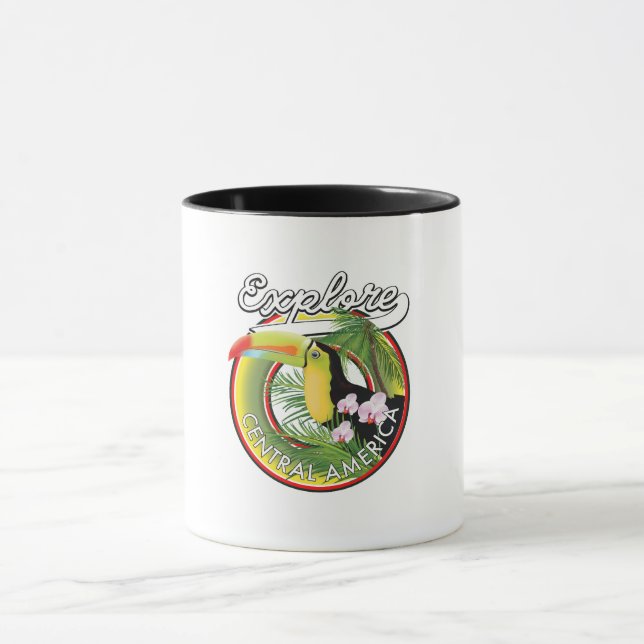 Entdecken Sie das Zentralamerika Logo. Tasse (Zentrum)