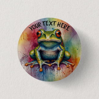 Entdecken Sie den faszinierenden, schönen Frosch Button
