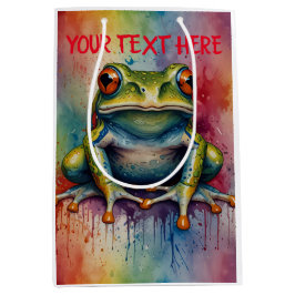 Entdecken Sie den faszinierenden, schönen Frosch Mittlere Geschenktüte