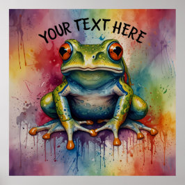 Entdecken Sie den faszinierenden, schönen Frosch Poster