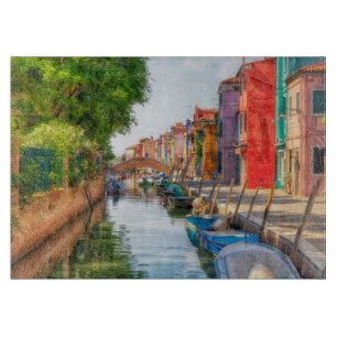 Entdecken Sie den lebendigen Charme von Burano Schneidebrett