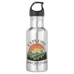 Entdecken Sie den Nationalpark der Großen Smoky-Be Edelstahlflasche