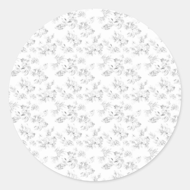 Entdecken Sie Design Deluxe mit klassischem Rundau Runder Aufkleber (Vorderseite)