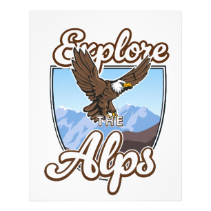 Entdecken Sie die Alpen Fotodruck