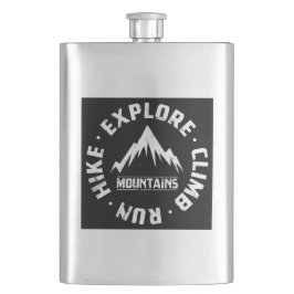 Entdecken Sie die Berge Flachmann