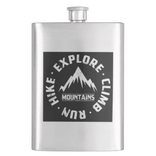 Entdecken Sie die Berge Flachmann