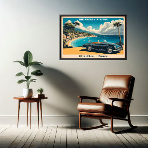 Entdecken Sie die Côte d'Azur Poster