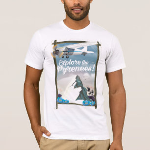Entdecken Sie die europäischen Pyrenäen Berge. T-Shirt