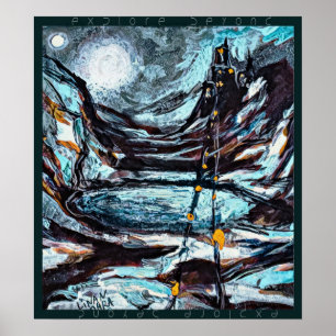 Entdecken Sie die Kunst der Fantasie mit Schloss Poster