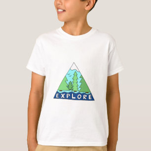 Entdecken Sie die Natur im Freien Wildnisgebirge T-Shirt
