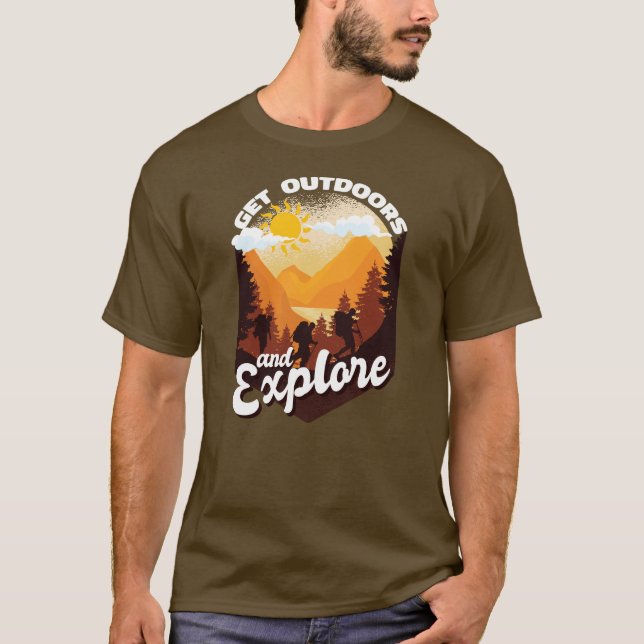 Entdecken Sie die Natur Vintag T-Shirt (Vorderseite)