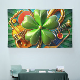 Entdecken Sie die perfekte Harmonie von Kleeblatt, Banner