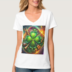 Entdecken Sie die perfekte Harmonie von Kleeblatt, T-Shirt