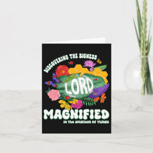 Entdecken Sie die Schönheit Gottes Großbuchstaben  Karte