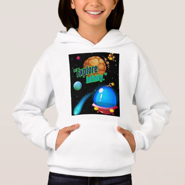 Entdecken Sie die Unendlichkeit Hoodie (Vorderseite)