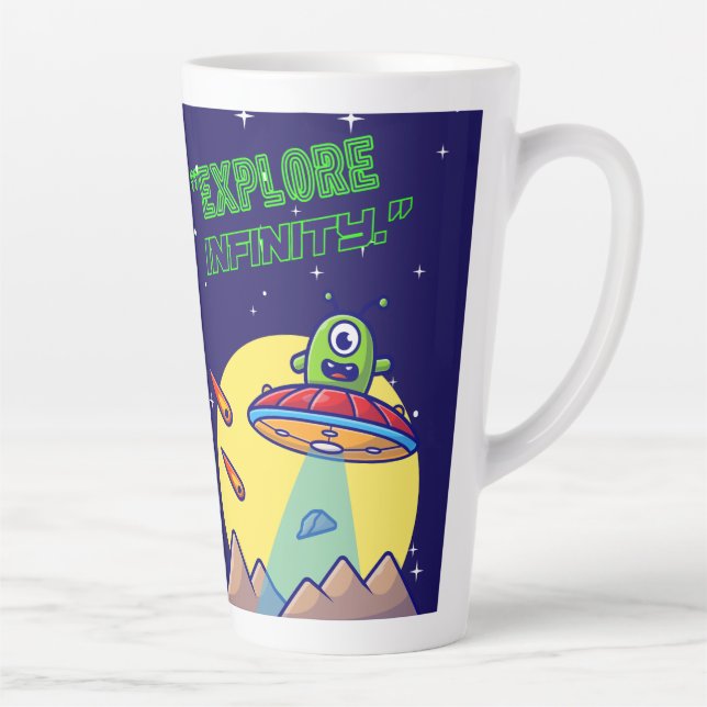 Entdecken Sie die Unendlichkeit Milchtasse (Rechts)