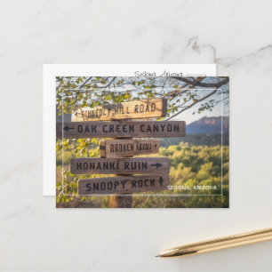 Entdecken Sie die verzauberten Trails von Sedona,  Postkarte