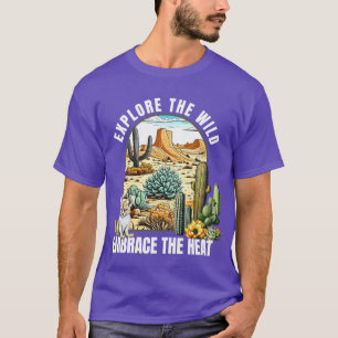 Entdecken Sie die wilde Embrace der Hitze Arizona T-Shirt