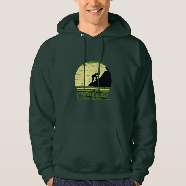 Entdecken Sie die wilde Wanderung Hoodie (Vorderseite)