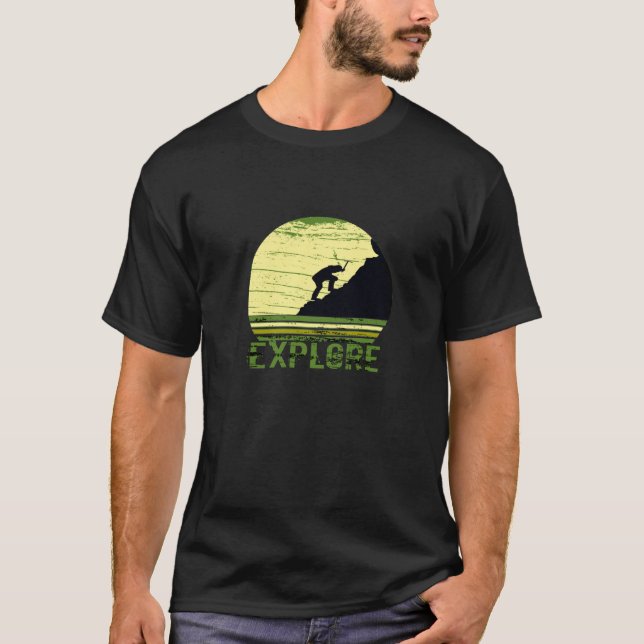 Entdecken Sie die wilde Wanderung T-Shirt (Vorderseite)